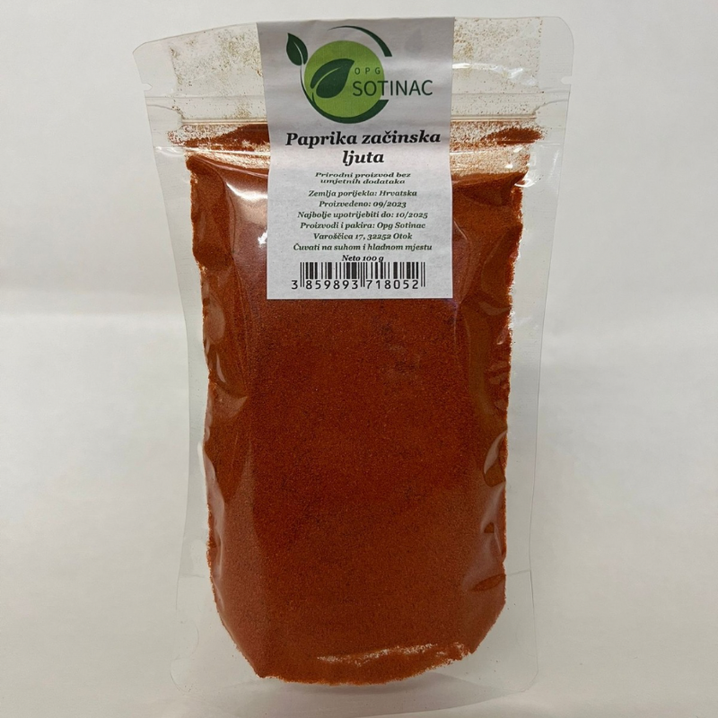 Slika Paprika začinska ljuta 100 g